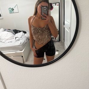 PacSun Animal Print Bandeau top